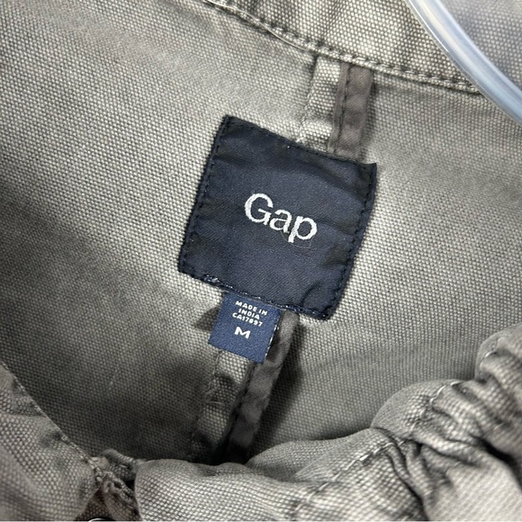 ❤️ GAP Women's Gray Jacket cropped M - Picture 5 of 11